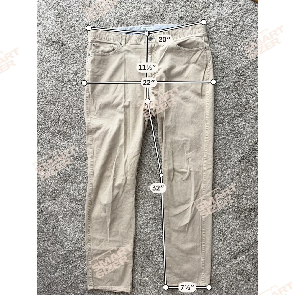 Peter Millar Mens Ultimate Sateen 5‎ Pocket Stretch Pants Size 38 Straight Leg